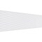 Ekena Millwork Set of Four Panels for 94 1/2"W x 28 1/4"H Linked Diamond Fretwork Wainscot Wall Paneling WPKP14X01X47LDM - alternate 1